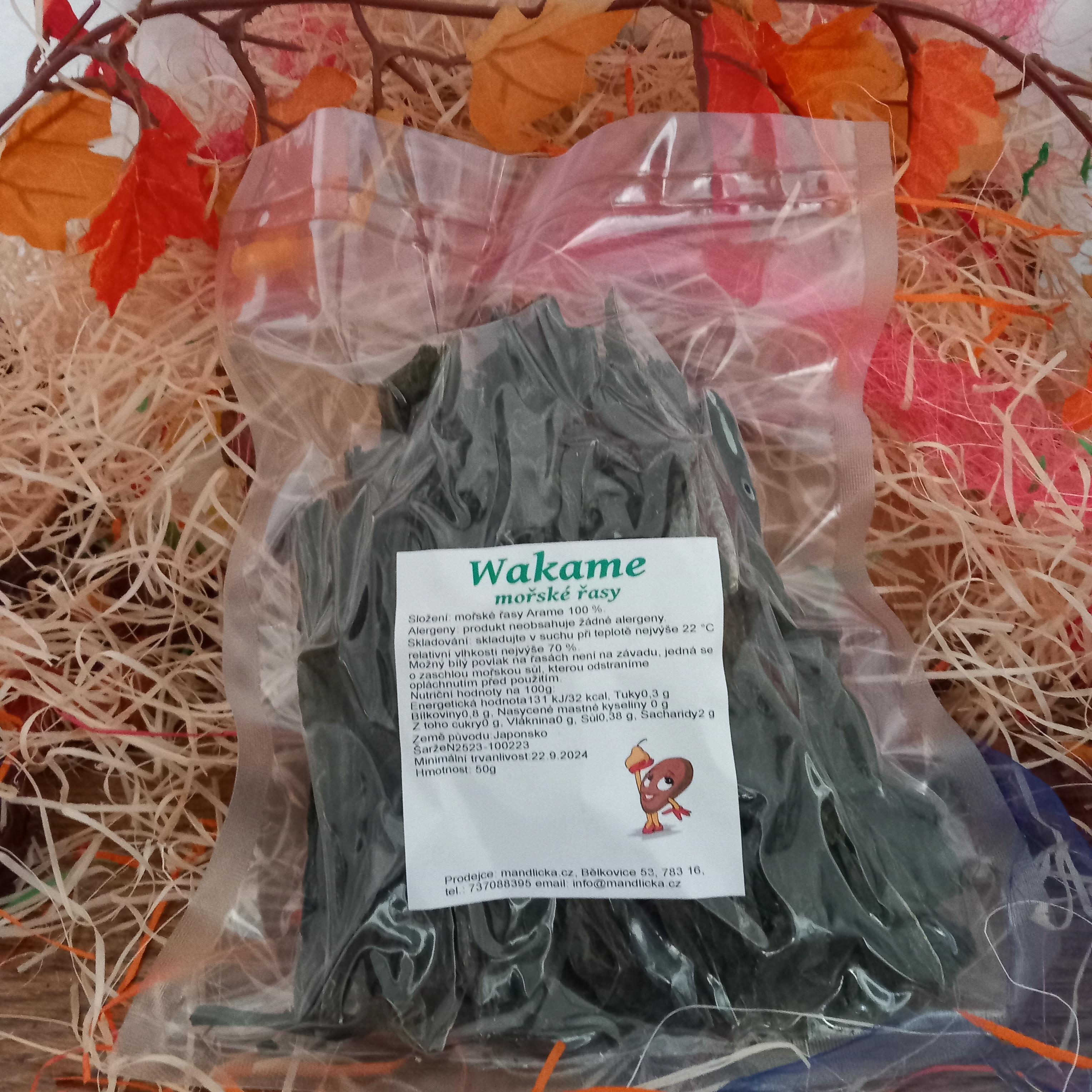 Mořské řasy Wakame 50g